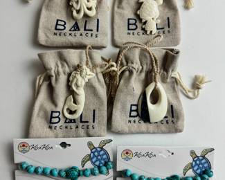 Bali Necklaces, Sea Turtle Bracelets