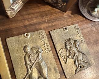 Brass picture frames