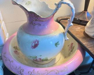 Wash Basin Pitcher and bowl