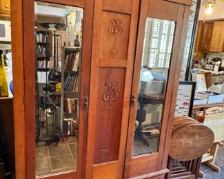 Antique Wardrobe Cabinet