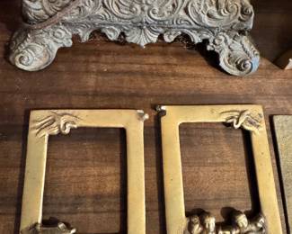Brass picture frames
