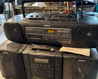 Sony Boomboxes