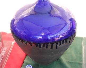 art glass vases signed