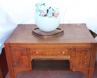 Mission oak desk