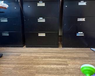 3 HON 3 drawer filing cabinets