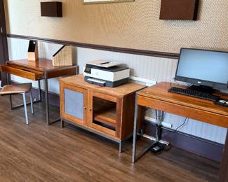 Room and Board desks and cabinet