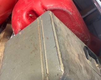 Gas cans and tool box