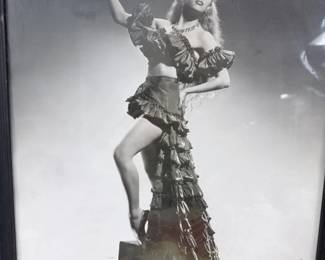 Actress Rita Hayworth famous American actress and dancer 1940.