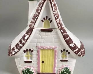 Lot # : 183 - 1953 Sierra Vista California pottery cottage cookie jar