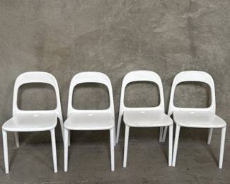129 Lot 88 Set of four Italian URBAN chairs
