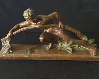 Lot # : 335h - Vintage 1966 Pacific Art plaster sculpture