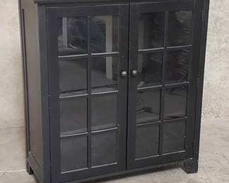 194 Lot 344 Modern ebonized cabinet
