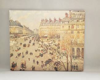 Lot # : 260 - Pissarro "Place du Theatre Francais" print