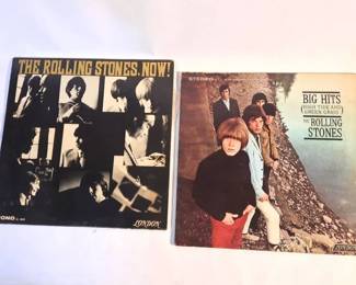 Lot # : 310h - Pair of vintage Rolling Stones LPs, Now, Big Hits