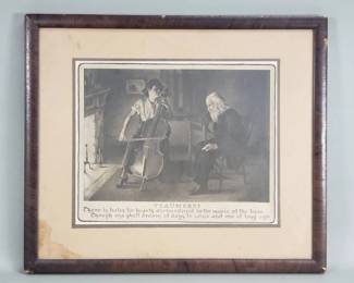 Lot # : 201 - Antique lithograph "Traümerei"