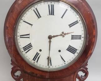 176 Lot 441 Antique dropdial wall clock