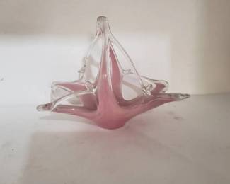 Lot # : 299 - Venetian or Murano style art glass basket
