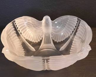 Lot # : 306h - Crystal Durand Paloma three doves bowl