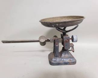 Lot # : 274 - Vintage iron and brass scale