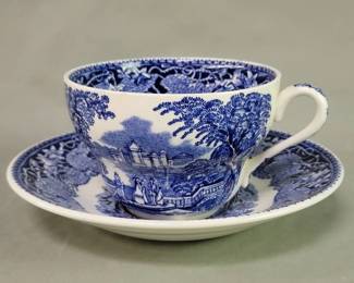 Lot # : 59 - Mason's Vista (England) ceramic cup and saucer