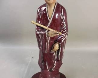Lot # : 118 - Chinese Shiwan pottery figurine