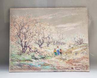 042 Lot 283 Clifford Silsby signed 1952 oil on canvas