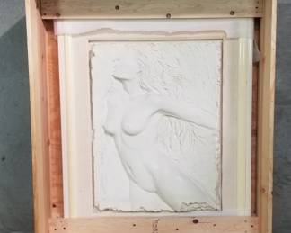 018 Lot 726 Bill Mack signed and numbered bonded sand nude sculpture