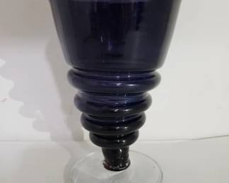 191 Lot 295 Blenko glass footed vase