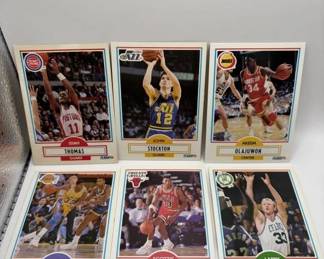 Lot # : 192 - Six 1990 Fleer NBA Legends cards
