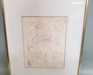 126 Lot 572 Salvador Dali etching
