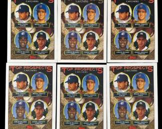 Lot # : 354h - Lot of 6 1993 Mike Piazza rookie cards
