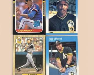 Lot # : 355h - Lot of 4 baseball rookie cards