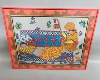 148 Lot 213 Signed Diana Bennett Serenade lithograph