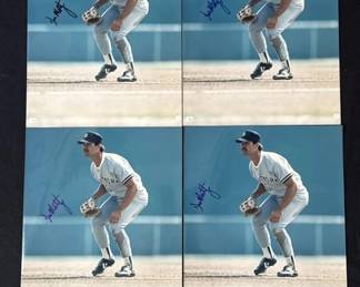 Lot # : 338h - Lot of 4 Don Mattingly signed photos