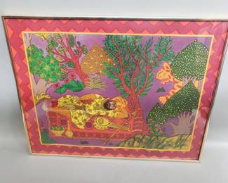 147 Lot 212 Signed Diana Bennett lithograph