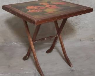 Lot # : 239 - Bridge Tables & Novelties, Inc. wood folding table