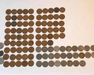 Lot # : 317h - Lincoln cents, buffalo nickels & more