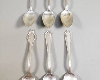 093 Lot 7 Group of Hallmark sterling silver spoons