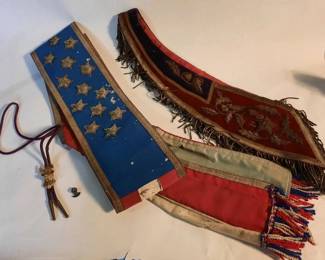 Lot # : 308h - Sterling Masonic & Elks Lodge pieces