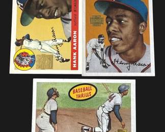 Lot # : 363h - Lot of Hank Aaron Topps Archives baseball cards
