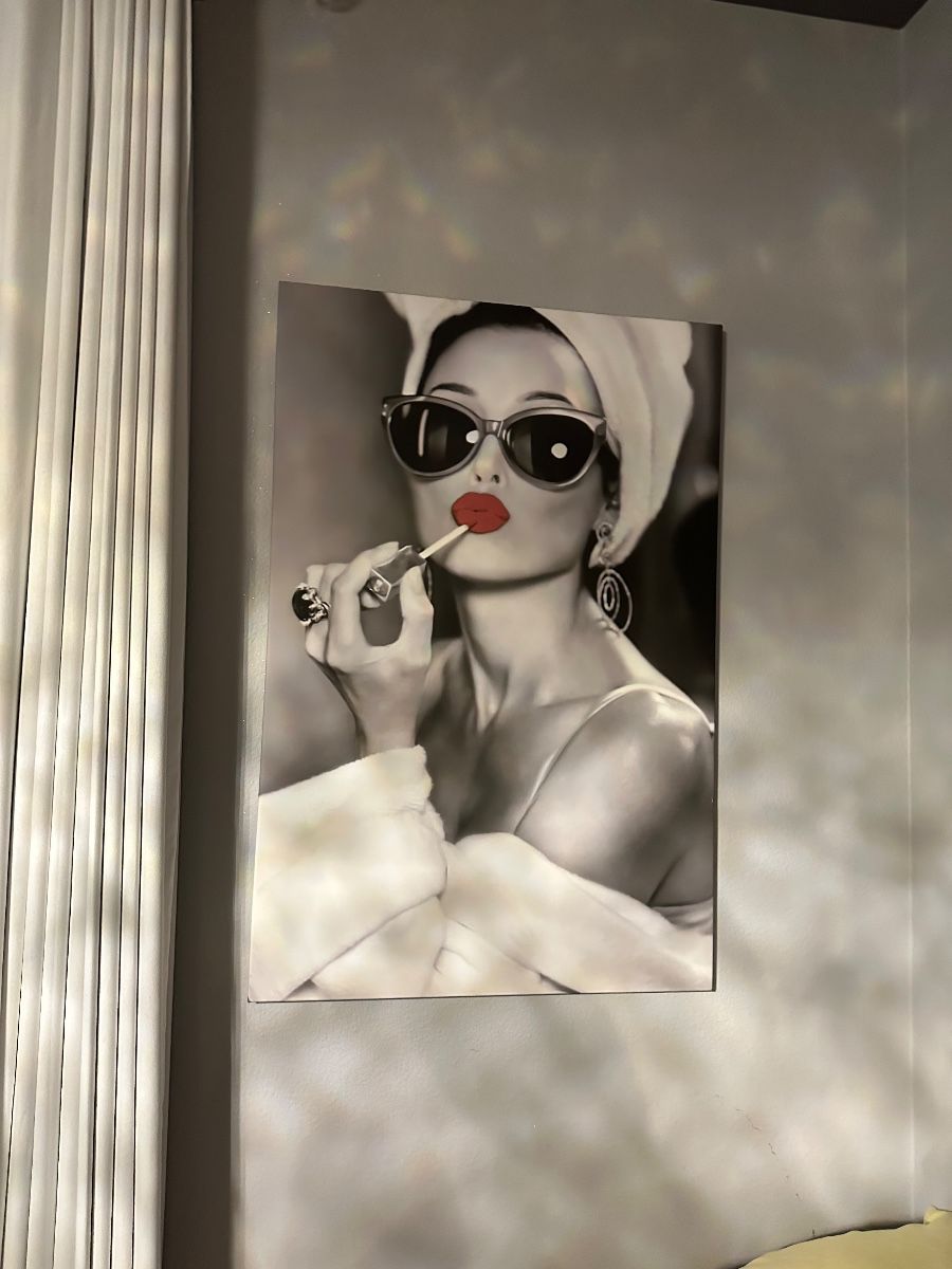 Fashion-inspired framed wall art