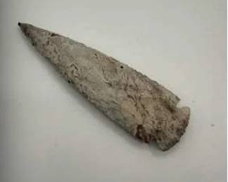 Lot #34 Large Native American Stone Spear Point / Lance Point Artifact – Approximately 5½" Long