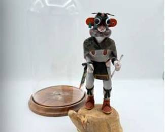 Lot #25 Authentic Hopi Kachina Doll by Ernest Chapella – Award-Winning First Mesa Hopi Carving
