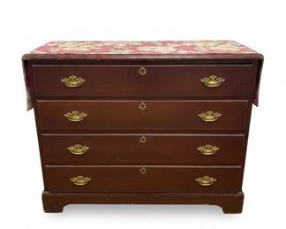Vintage Mahogany Federal Style Drawer Chest of Drawers