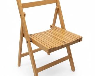 IKEA Terje Beech Wood Folding Slatted Chair