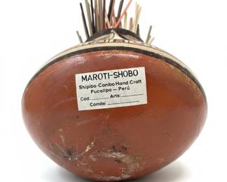 MarotiShobo ShipiboConibo Hand Craft Pottery second image