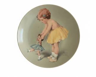Vintage Children and Dog Art Prints and Decorative Plates fourth image