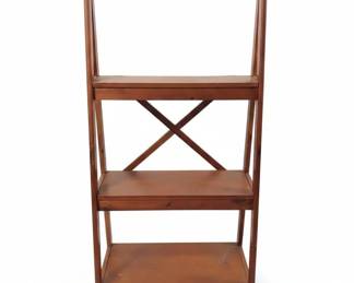 Vintage Wooden Step Stool Ladder