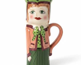 Susan Paley Bella Casa Ceramic Lady Vase