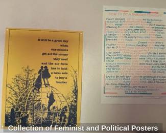 Collection of Feminist and Political Posters fifth image